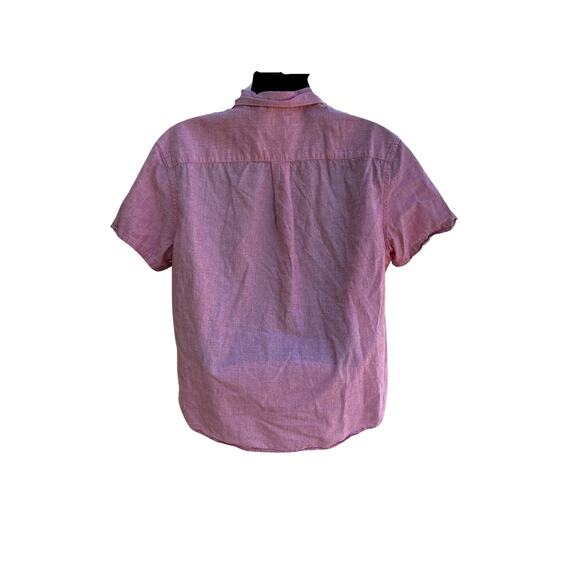 Arizona Jeans Company Pink and White 90s Shirt Large/XL - Picture 3 of 7